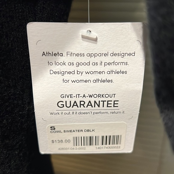 ATHLETA COWL SWEATER NWT - Picture 6 of 8